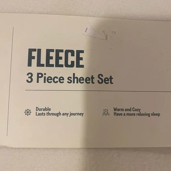 Twin Fleece  3Pcs Set - Picture 2 of 4